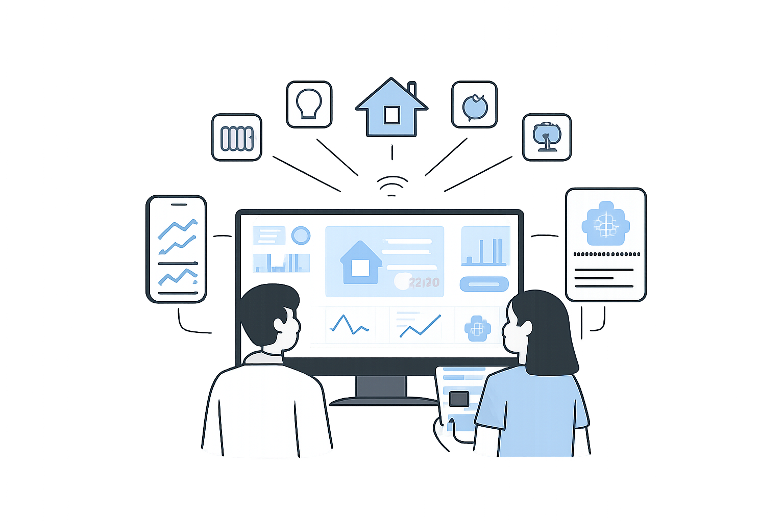 Дашборд Home Assistant для умного дома